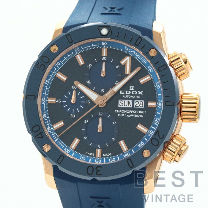 中古】EDOX CHRONOOFFSHORE-1 CHRONOGRAPH AUTOMATIC エドックス