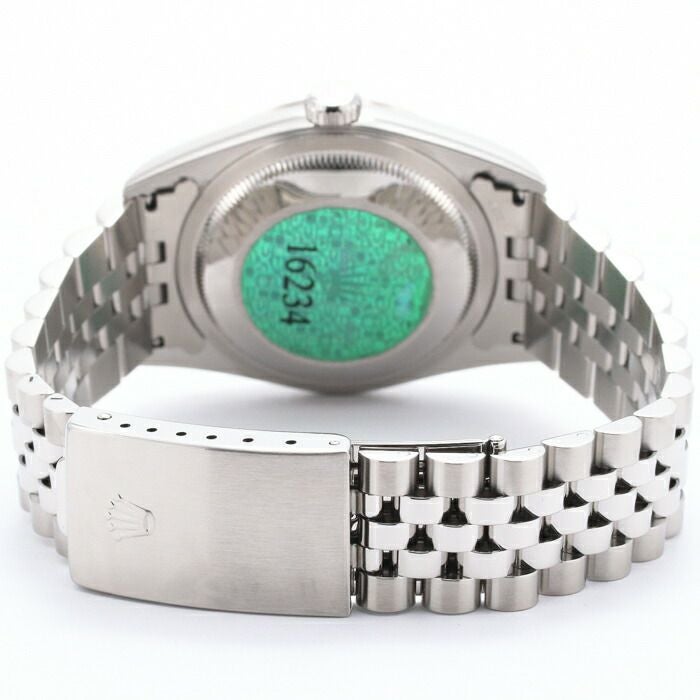 【仮】ロレックス【ROLEX】オイスターパーペチュアルデイトジャスト16234GメンズブラックK18ホワイトゴールド/ステンレススティール腕時計時計OYSTERPERPETUALDATEJUSTBLACKK18WG/SS【中古】