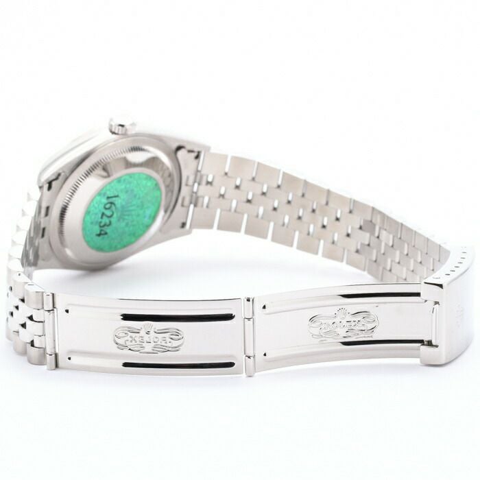 【仮】ロレックス【ROLEX】オイスターパーペチュアルデイトジャスト16234GメンズブラックK18ホワイトゴールド/ステンレススティール腕時計時計OYSTERPERPETUALDATEJUSTBLACKK18WG/SS【中古】