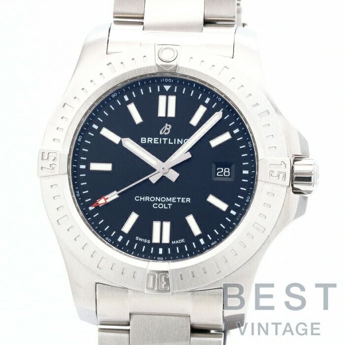 【仮】ブライトリング【BREITLING】コルトオートマティックA17388101B1A1メンズブラックステンレススティール腕時計時計COLTAUTOMATICBLACKSS【中古】