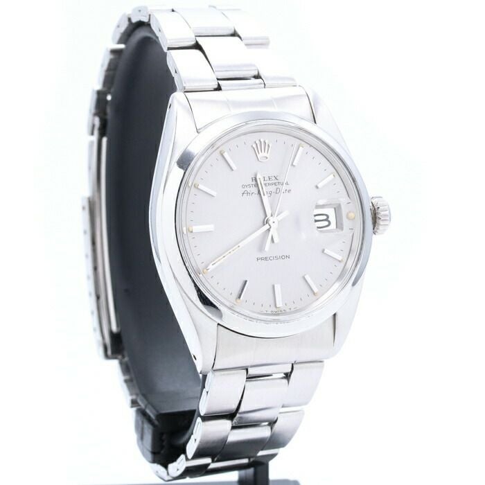 【仮】ロレックス【ROLEX】オイスターパーペチュアルエアキングデイトプレシジョン5700メンズシルバーステンレススティール腕時計時計OYSTERPERPETUALAIRKINGDATESILVERSS【中古】