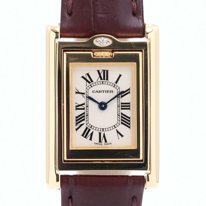 【中古】CARTIER  TANK BASCULANTE SM   カルティエ タンクバスキュラント SM WA201851
