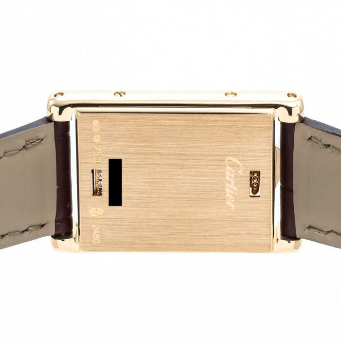 【中古】CARTIER  TANK BASCULANTE SM   カルティエ タンクバスキュラント SM WA201851