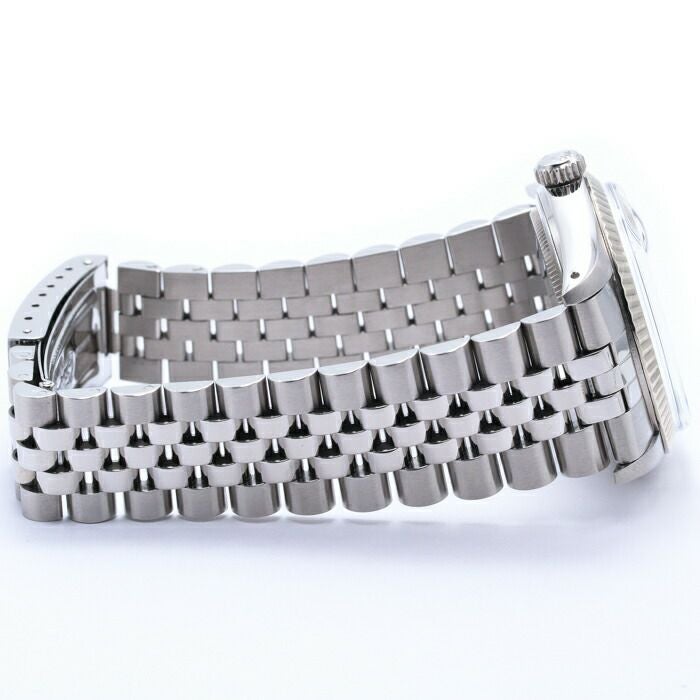 【仮】ロレックス【ROLEX】オイスターパーペチュアルデイトジャスト16014メンズシルバーモザイクステンレススティール腕時計時計OYSTERPERPETUALDATEJUSTSILVERMOSAICSS【中古】
