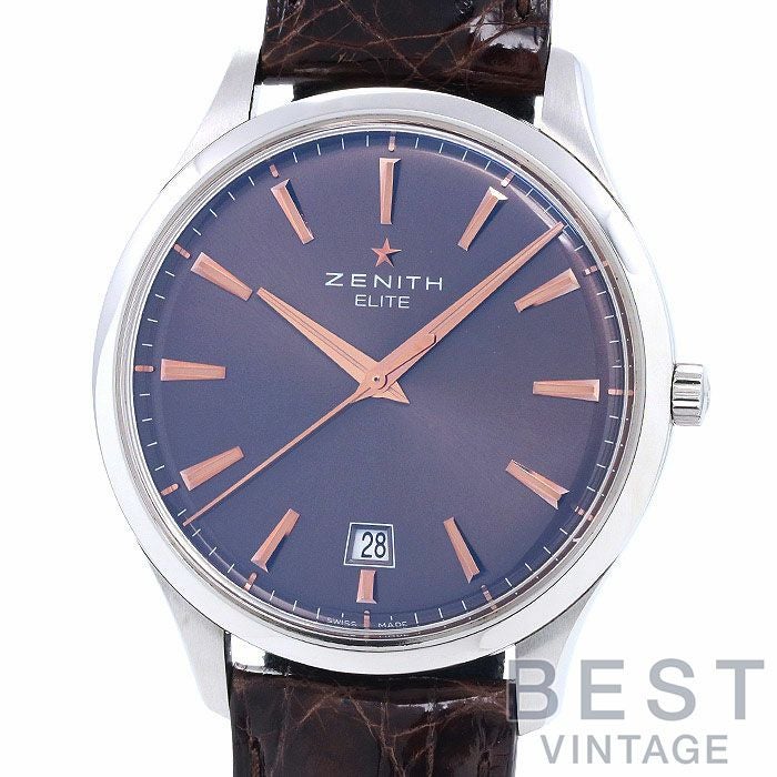 中古ZENITH CAPTAIN ELITE CENTRAL SECOND ゼニス キャプテン