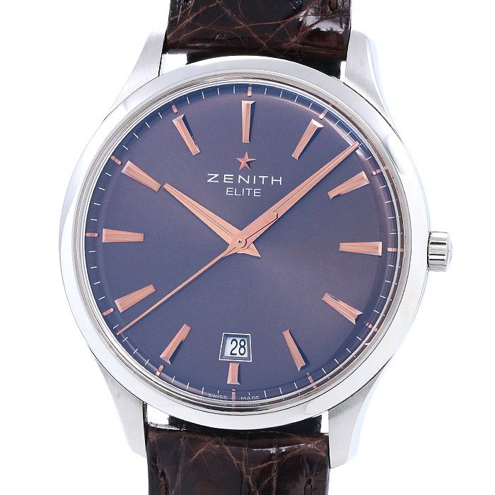 CURRENT CSP382 中古品 中古】ZENITH CAPTAIN ELITE CENTRAL SECOND ゼニス キャプテン