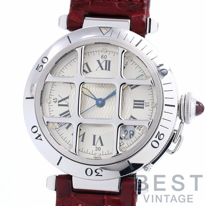 中古】CARTIER PASHA GRIT 38MM 150TH ANNIVERSARY LIMITED TO 1847