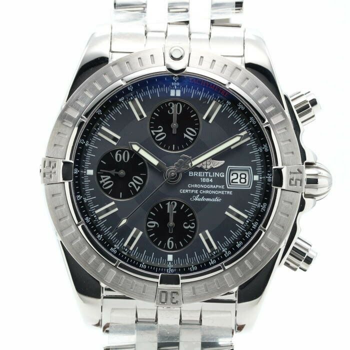 【仮】ブライトリング【BREITLING】クロノマットエボリューションA13356(A156F17PA)メンズグレーステンレススティール腕時計時計CHRONOMATEVOLUTIONGRAYSS【中古】
