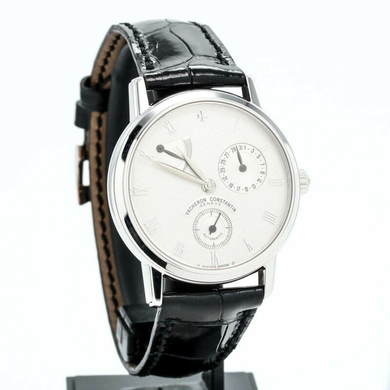 【仮】ヴァシュロン・コンスタンタン【VACHERONCONSTANTIN】パトリモニーパワーリザーブ47200/000G-5メンズシルバーK18ホワイトゴールド腕時計時計PATRIMONYPOWERRESERVESILVERK18WG【中古】