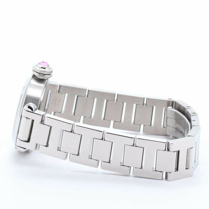 【仮】カルティエ【CARTIER】ミスパシャウォッチW3140008レディースピンクステンレススティール腕時計時計MISSPASHAWATCHPINKSS【中古】