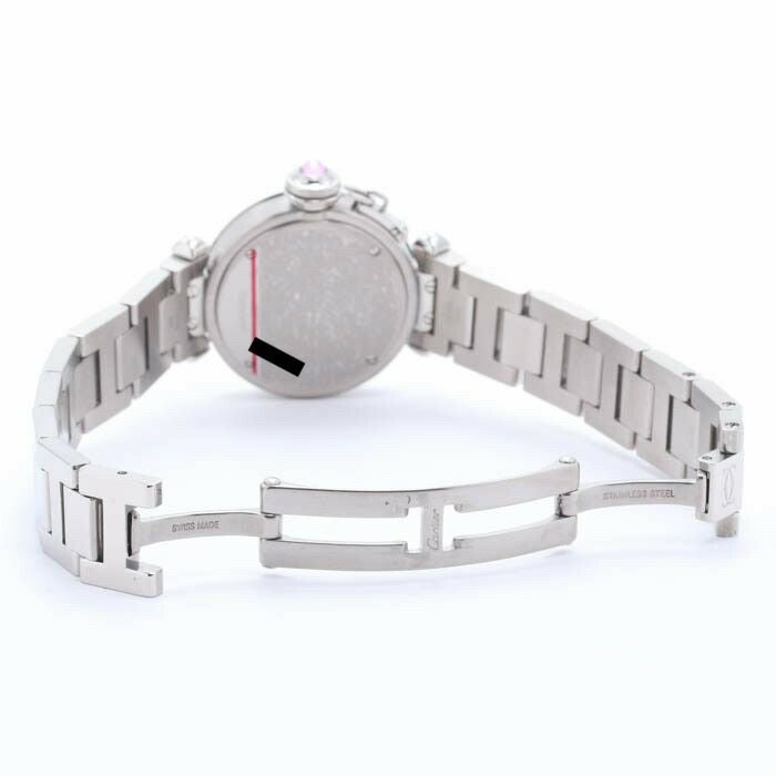 【仮】カルティエ【CARTIER】ミスパシャウォッチW3140008レディースピンクステンレススティール腕時計時計MISSPASHAWATCHPINKSS【中古】