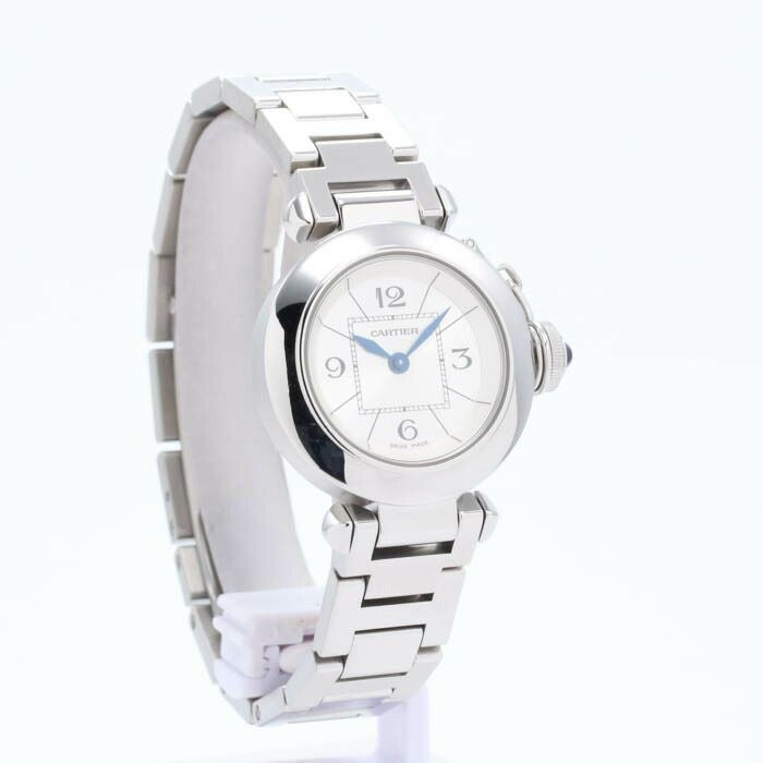 【仮】カルティエ【CARTIER】ミスパシャウォッチW3140007レディースシルバーステンレススティール腕時計時計MISSPASHASILVERSS【中古】