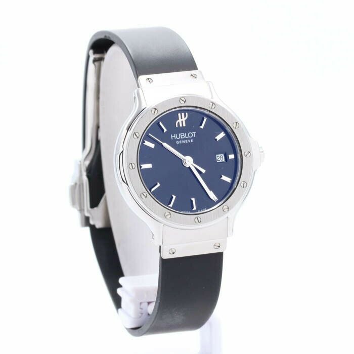 【仮】ウブロ【HUBLOT】クラシックレディB1395.1レディースブラックステンレススティール腕時計時計CLASSICLADYBLACKSS【中古】