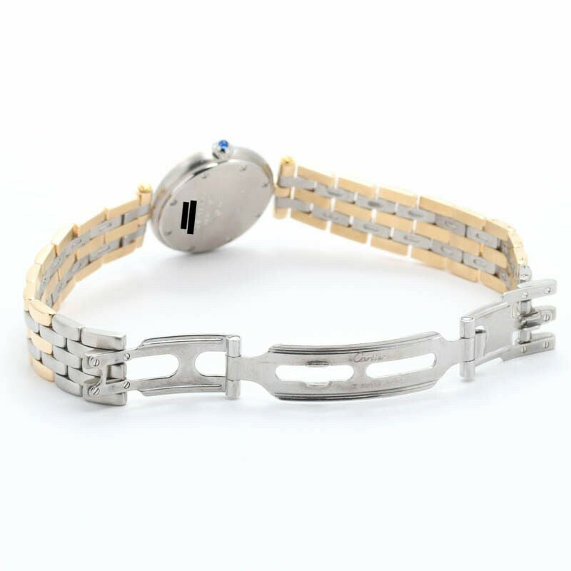 カルティエ パンテールSM ヴァンドーム ウォッチ 3ロウ Panthere Vendome 84084244 K18YG/SS レディース時計 ホワイト 仕上げ済 美品 【中古】 カルティエ/パンテールヴァンドームSM/ホワイトローマンダイヤル/2ロウ