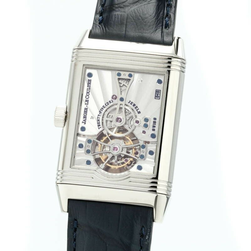 【仮】ジャガー・ルクルト【JAEGERLECOULTRE】レベルソプラチナNo.2Q2176402(270.6.48/217.64.40)メンズグレープラチナ腕時計時計REVERSOPLATINUMNUMBERTWOGRAYPT【中古】