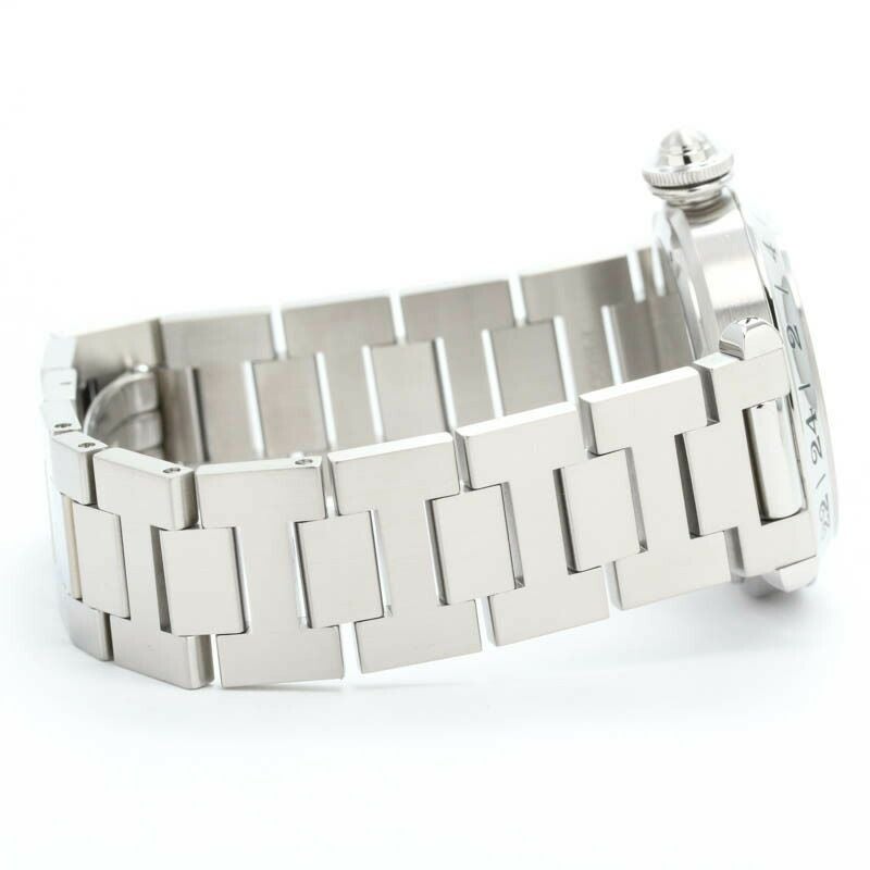【仮】カルティエ【CARTIER】パシャCメリディアンGMTW31029M7メンズシルバーステンレススティール腕時計時計PASHACMERIDIANGMTSILVERSS【中古】