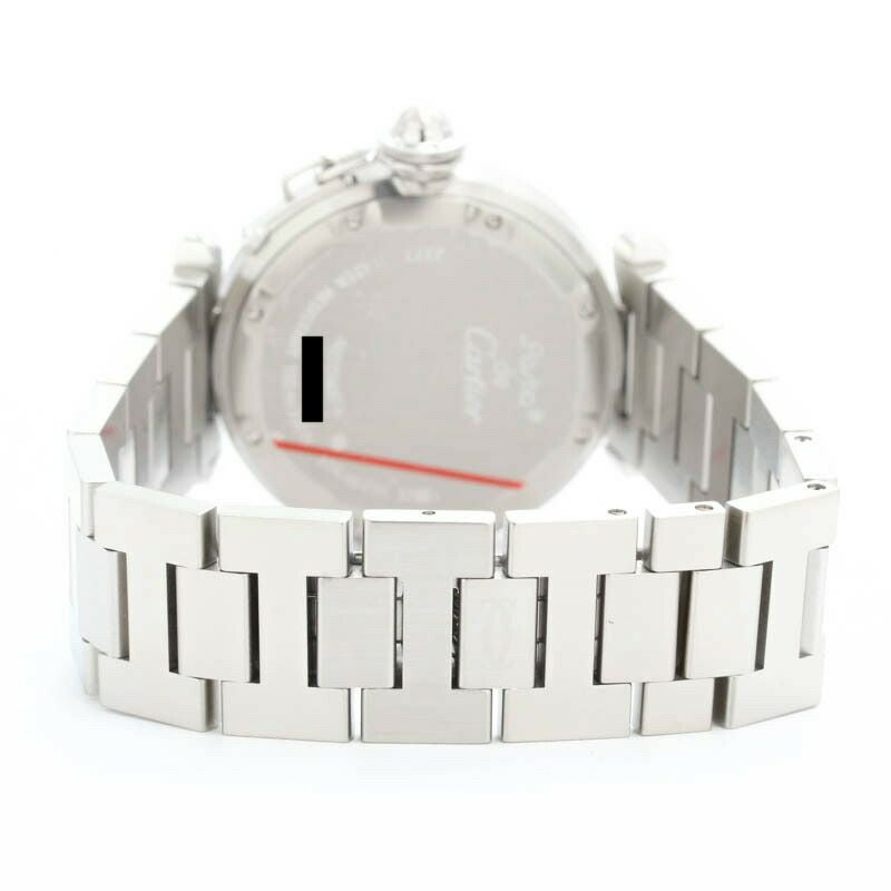 【仮】カルティエ【CARTIER】パシャCメリディアンGMTW31029M7メンズシルバーステンレススティール腕時計時計PASHACMERIDIANGMTSILVERSS【中古】
