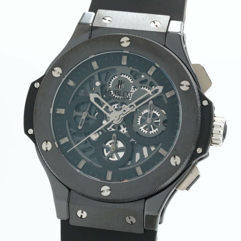 中古】HUBLOT BIG BANG AEROBAN ALL BLACK ウブロ ビッグバン