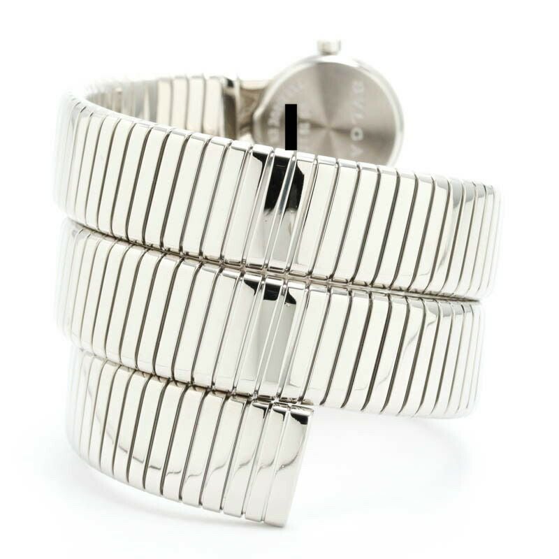 【仮】ブルガリ【BVLGARI】ブルガリブルガリトゥボガスBB191TS/12レディースブラックステンレススティール腕時計時計BVLGARIBVLGARITUBOGASBLACKSS【中古】