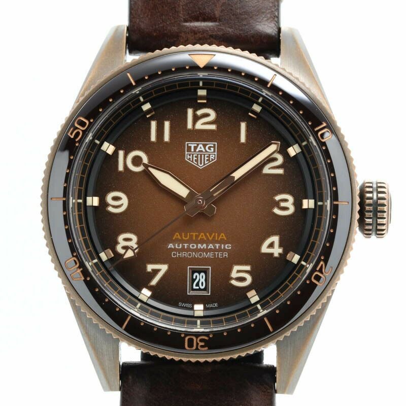 【仮】タグ・ホイヤー【TAGHEUER】オータヴィアキャリバー5WBE5191.FC8276メンズブラウンブロンズ腕時計時計AUTAVIACALIBER5BROWNBRONZE【中古】