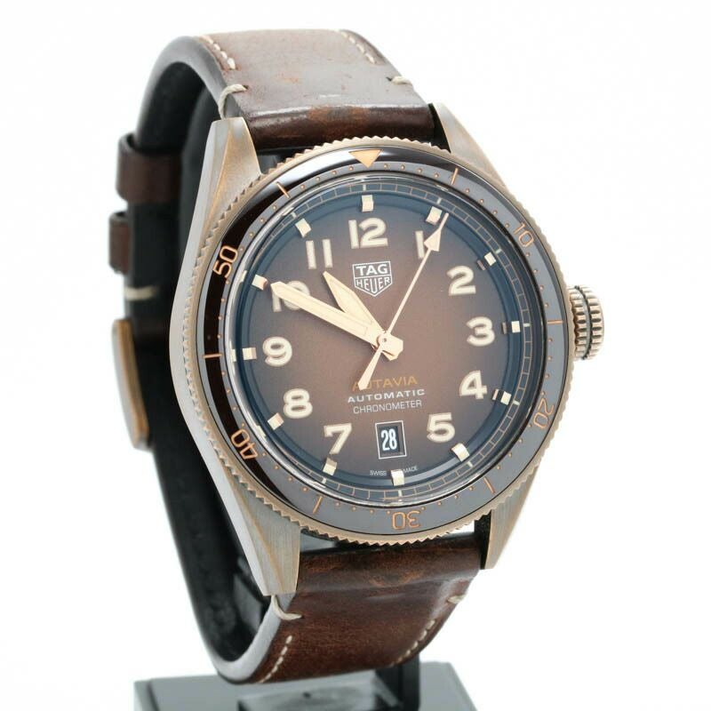 【仮】タグ・ホイヤー【TAGHEUER】オータヴィアキャリバー5WBE5191.FC8276メンズブラウンブロンズ腕時計時計AUTAVIACALIBER5BROWNBRONZE【中古】
