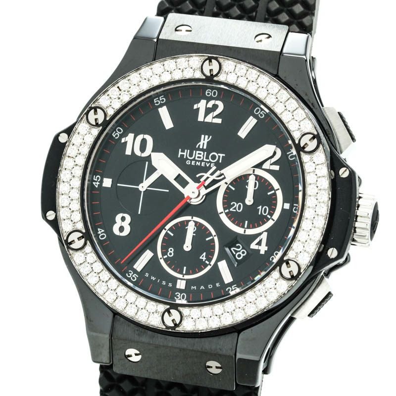 【仮】ウブロ【HUBLOT】ビッグバンブラックマジック301.CV.130.RX.114メンズブラックセラミック/チタン腕時計時計BIGBANGBLACKMAGICBLACKCERAMICTITANIUM【中古】