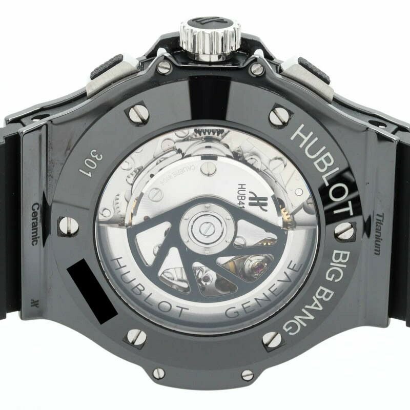 【仮】ウブロ【HUBLOT】ビッグバンブラックマジック301.CV.130.RX.114メンズブラックセラミック/チタン腕時計時計BIGBANGBLACKMAGICBLACKCERAMICTITANIUM【中古】