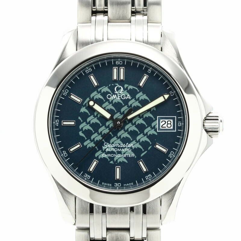 中古】OMEGA SEAMASTER 120M JACQUES MAYOL 2002 LIMITED TO 3500