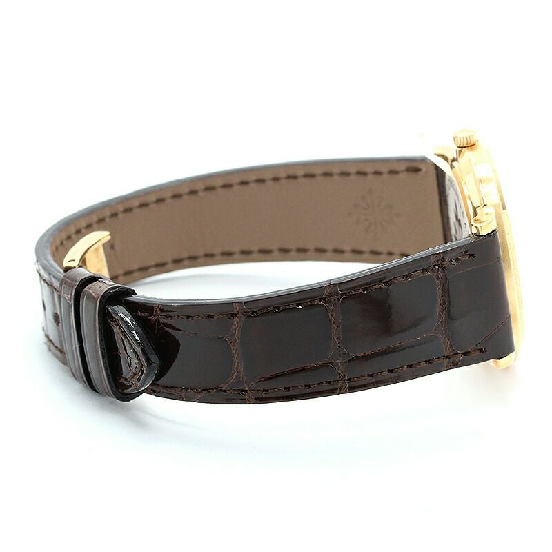 【仮】パテックフィリップ【PATEKPHILIPPE】カラトラバ3919J-001メンズホワイトK18イエローゴールド腕時計時計CALATRAVAWHITEK18YG【中古】