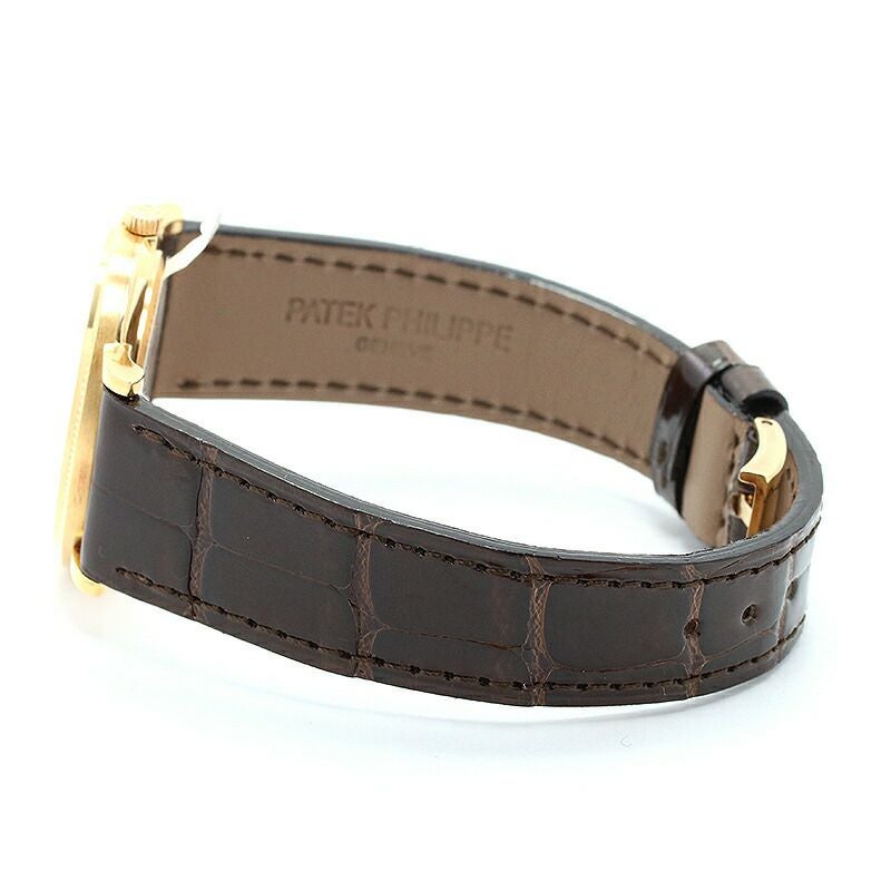 【仮】パテックフィリップ【PATEKPHILIPPE】カラトラバ3919J-001メンズホワイトK18イエローゴールド腕時計時計CALATRAVAWHITEK18YG【中古】