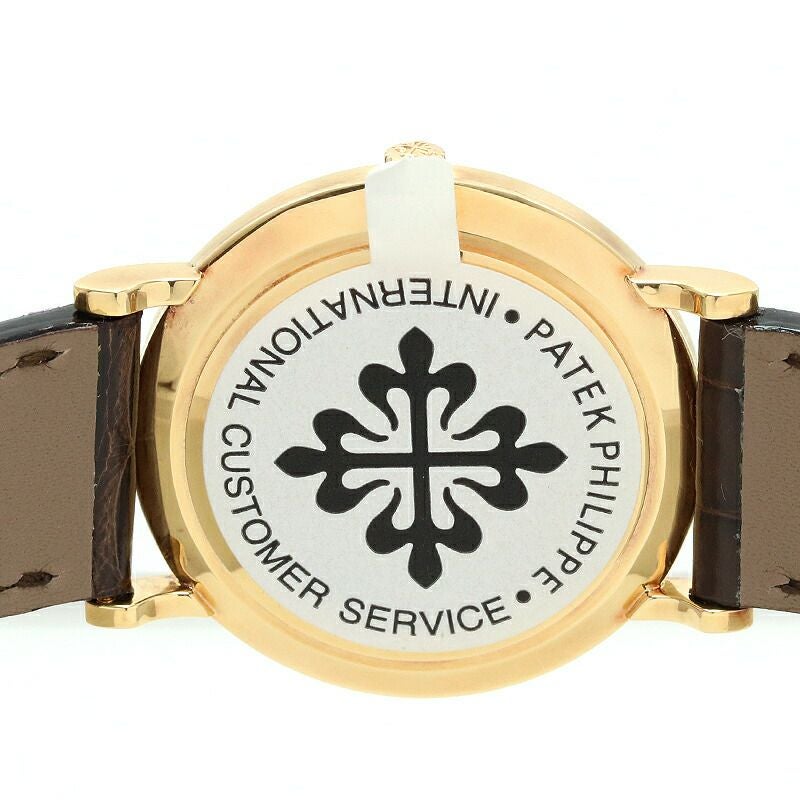 【仮】パテックフィリップ【PATEKPHILIPPE】カラトラバ3919J-001メンズホワイトK18イエローゴールド腕時計時計CALATRAVAWHITEK18YG【中古】