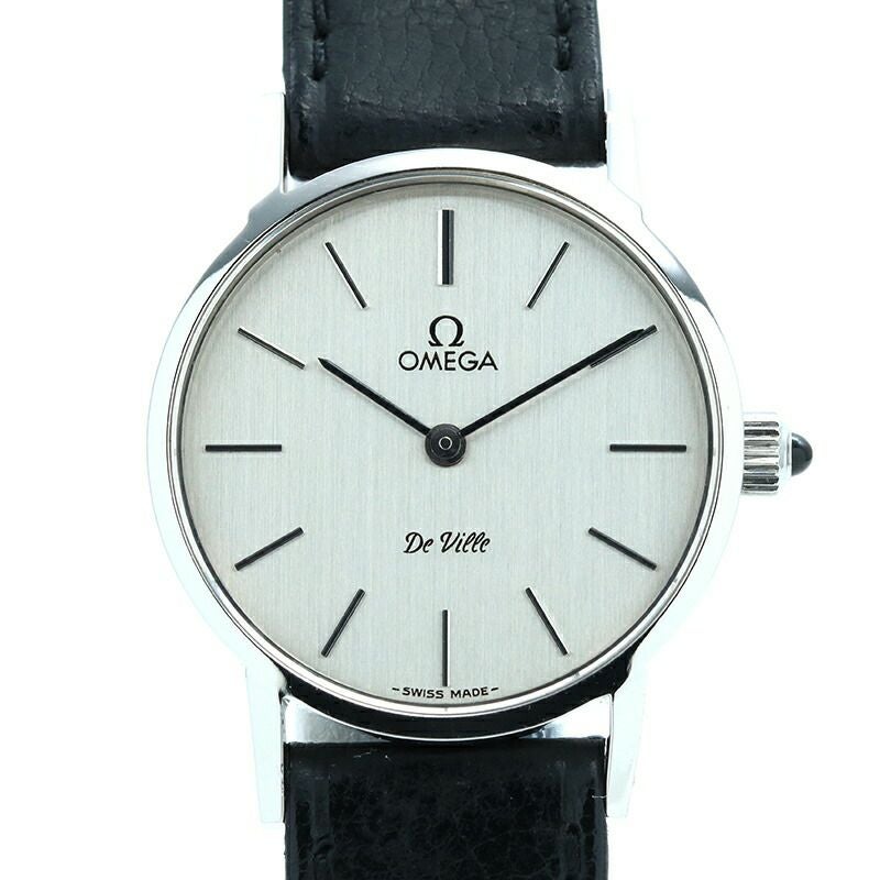 【仮】オメガ【OMEGA】デヴィル511.0392レディースシルバーステンレススティール腕時計時計DEVILLESILVERSS【中古】