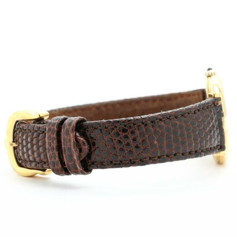 【仮】カルティエ【CARTIER】マストヴァンドーム-レディースレッドシルバー925/金メッキ腕時計時計MUSTVENDOMEREDGF【中古】