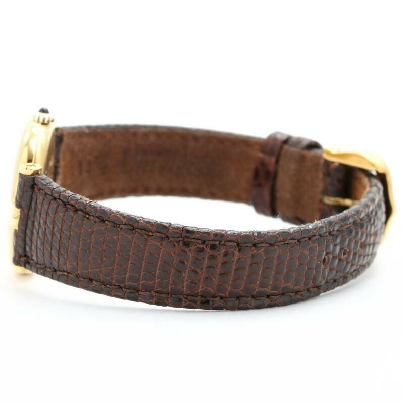 【仮】カルティエ【CARTIER】マストヴァンドーム-レディースレッドシルバー925/金メッキ腕時計時計MUSTVENDOMEREDGF【中古】
