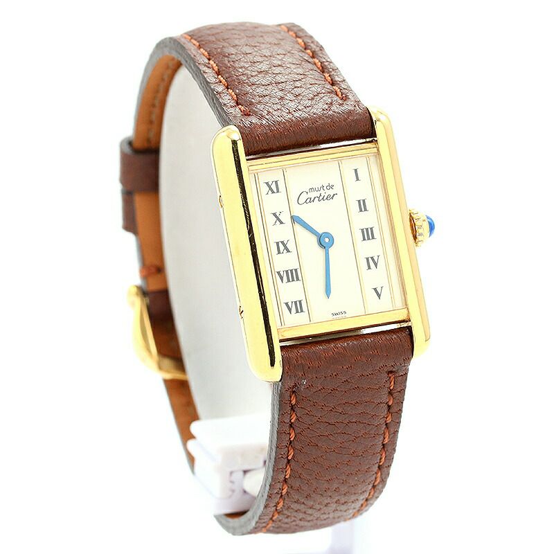 中古】CARTIER MUST TANK VERMEIL カルティエ マストタンク