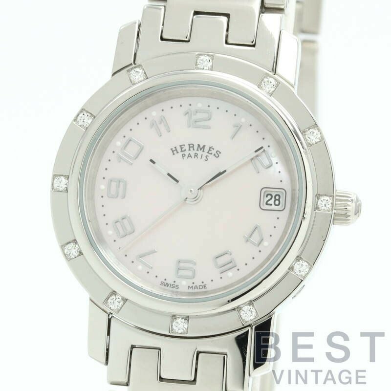 中古】HERMES CLIPPER NACRE エルメス クリッパーナクレ CL4.230
