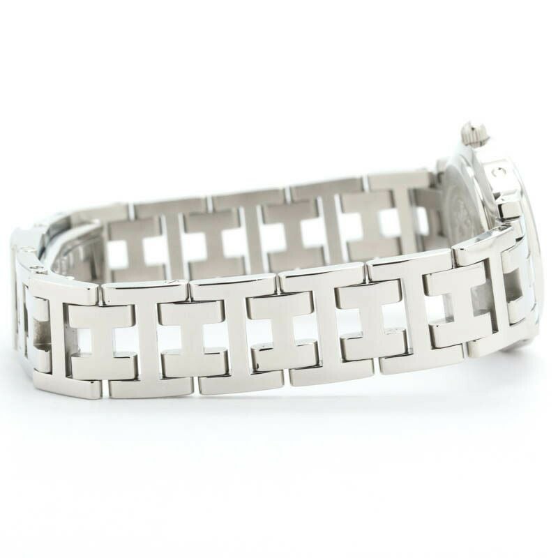 【仮】エルメス【HERMES】クリッパーナクレCL4.230レディースピンクシェルステンレススティール腕時計時計CLIPPERNACREPINKSHELLSS【中古】