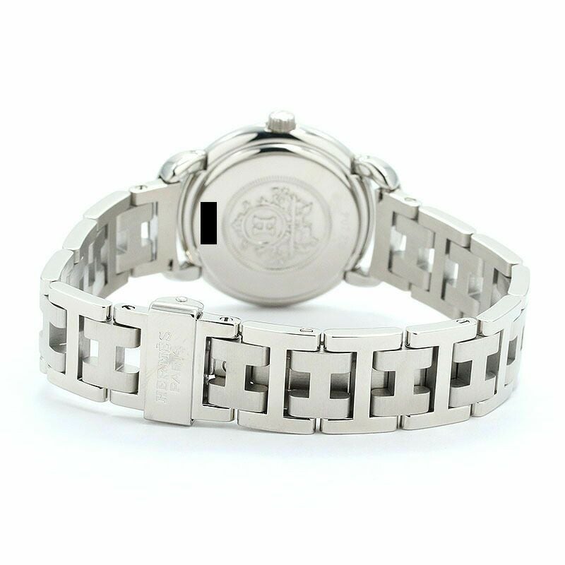 【仮】エルメス【HERMES】プルマンPU2.210レディースブラックステンレススティール腕時計時計PULLMANBLACKSS【中古】