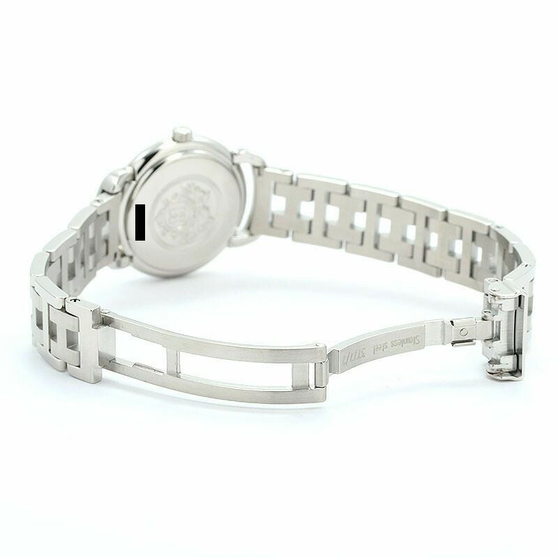 【仮】エルメス【HERMES】プルマンPU2.210レディースブラックステンレススティール腕時計時計PULLMANBLACKSS【中古】