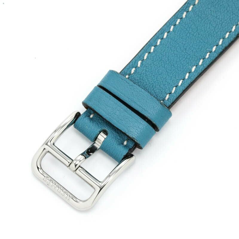 【仮】エルメス【HERMES】HウォッチHH1.210レディースブルーステンレススティール腕時計時計HWATCHBLUESS【中古】