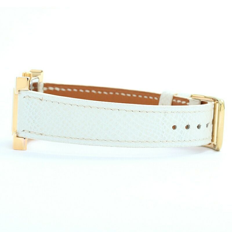 稼働 Hermes Hウォッチ 腕時計 HH1.201 ホワイト 2759 エルメス Hウォッチ HH1.201 ホワイト レディース 時計 【中古