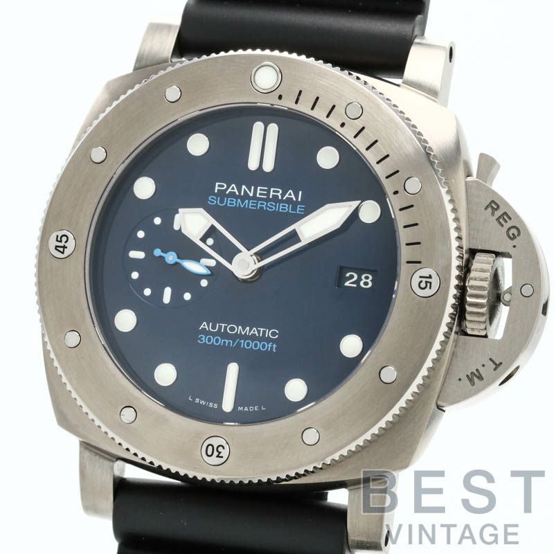 中古】OFFICINE PANERAI LUMINOR SUBMERSIBLE 1950 BMG-TECH 3DAYS