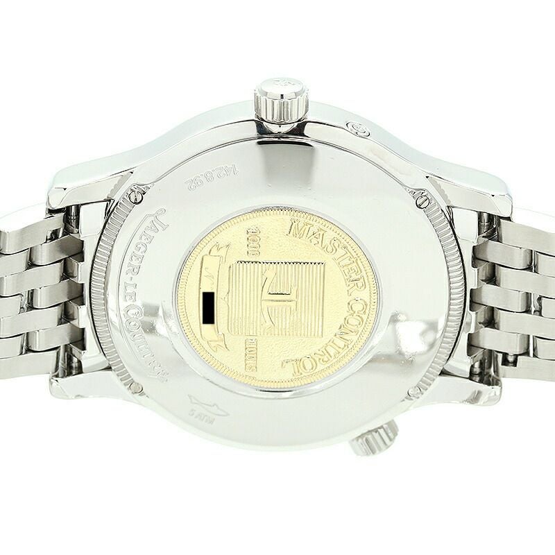 【仮】ジャガールクルト【JAEGER-LECOULTRE】マスタージオグラフィークQ1428120(142.8.92)メンズシルバーステンレススティール腕時計時計MASTERGEOGRAPHICSILVERSS【中古】