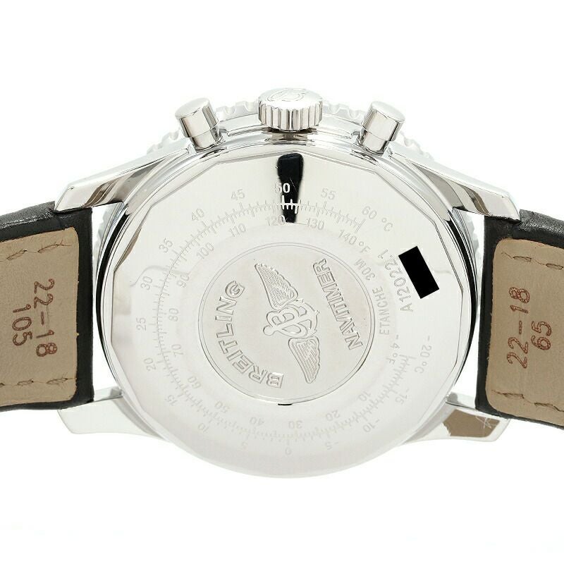【仮】ブライトリング【BREITLING】ナビタイマーコスモノートA12022.1メンズブラックステンレススティール腕時計時計NAVITIMERCOSMONAUTEBLACKSS【中古】
