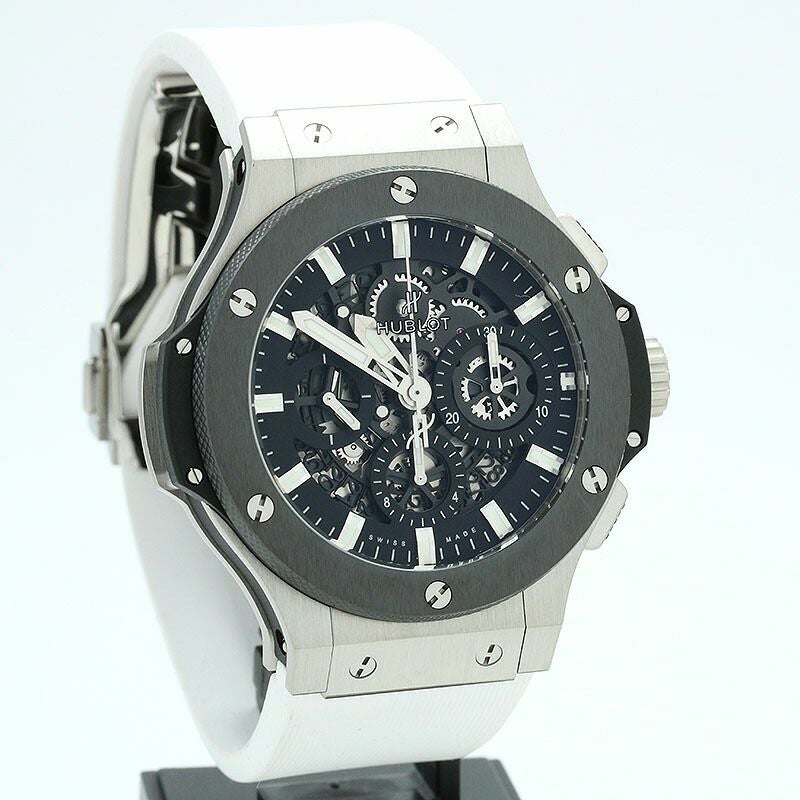 【仮】ウブロ【HUBLOT】ビッグバンアエロバン311.SM.1170.GRメンズブラックステンレススチール/セラミック腕時計時計BIGBANGAEROBANGBLACKSS/CE【中古】