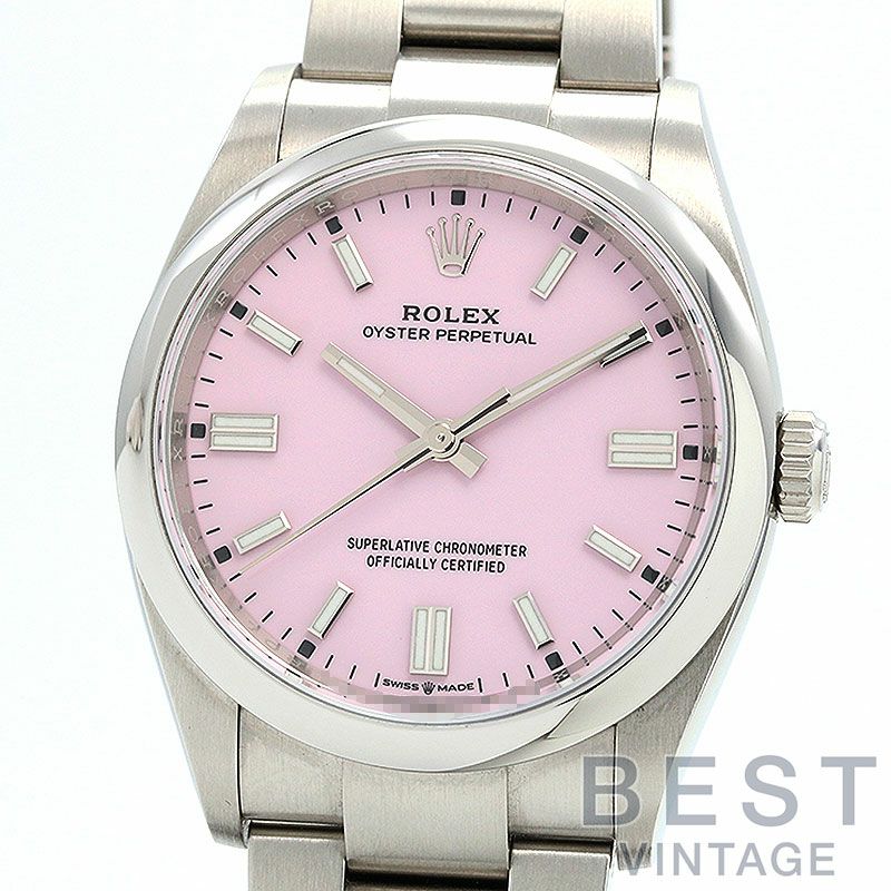 【仮】ロレックス【ROLEX】オイスターパーペチュアル36126000メンズキャンディーピンクステンレススティール腕時計時計OYSTERPERPETUAL36CANDYPINKSS【中古】