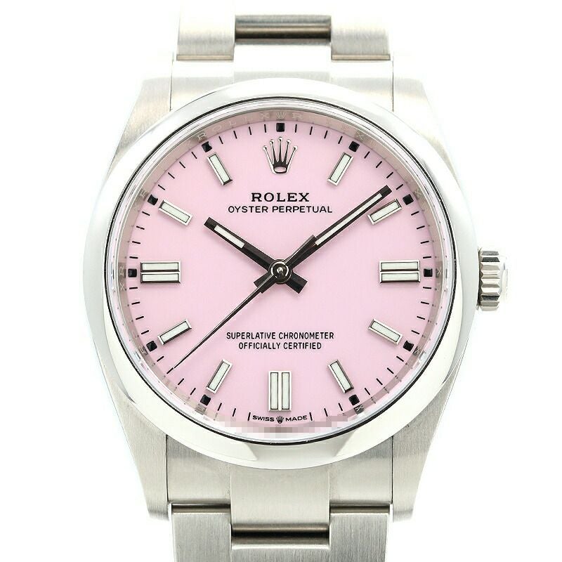 【仮】ロレックス【ROLEX】オイスターパーペチュアル36126000メンズキャンディーピンクステンレススティール腕時計時計OYSTERPERPETUAL36CANDYPINKSS【中古】