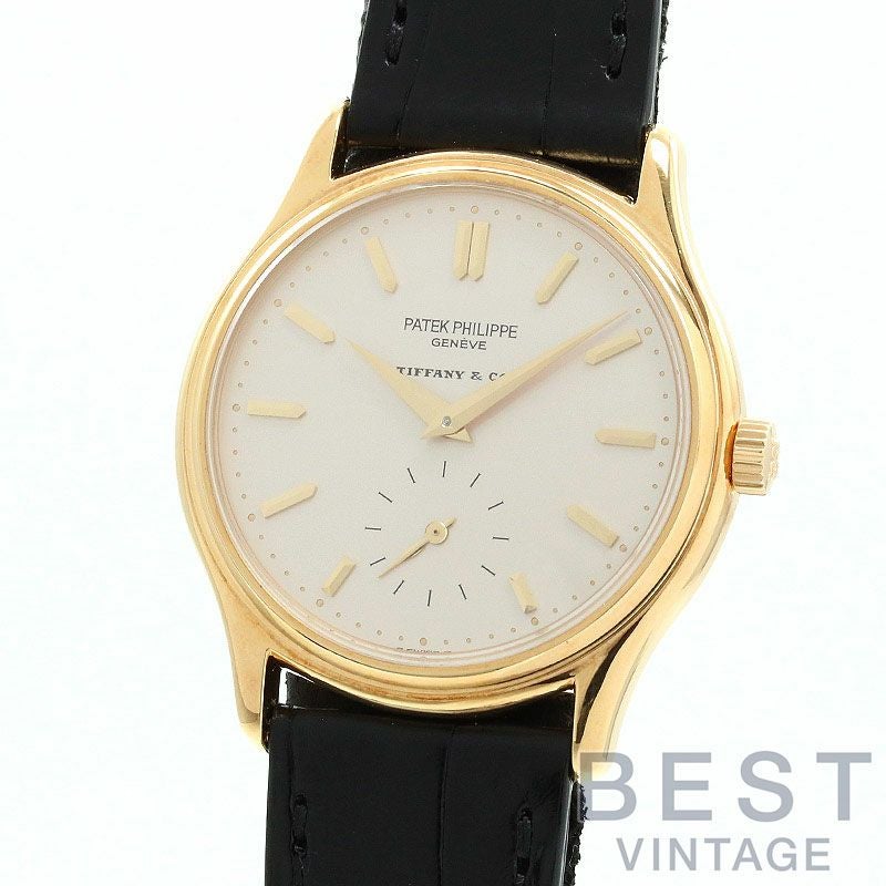 中古】PATEK PHILIPPE CALATRAVA TIFFANY & CO. DOUBLE NAME パテック