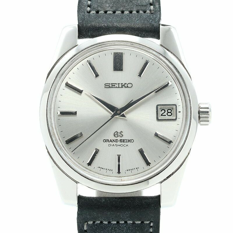 【仮】グランドセイコー【GRANDSEIKO】57GSセルフデーター5722-9991メンズシルバーステンレススティール腕時計時計57GSSELFDATERSILVERSS【中古】