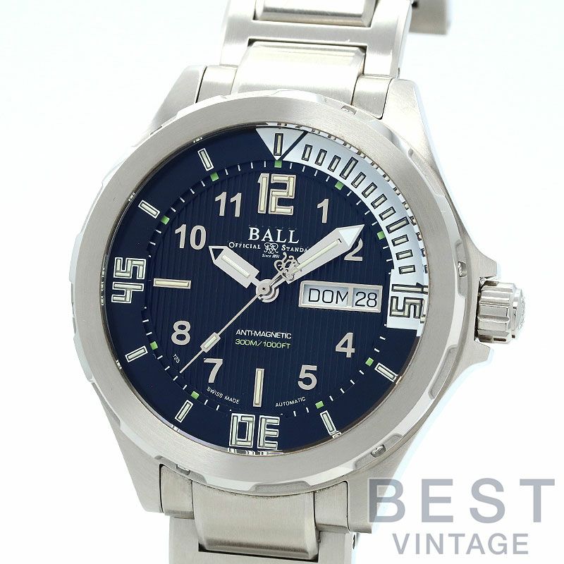 【中古】BALL WATCH  ENGINEER MASTER II DIVER III  ボールウォッチ エンジニアマスター2 ダイバー3 DM3020A-SAJ-BK